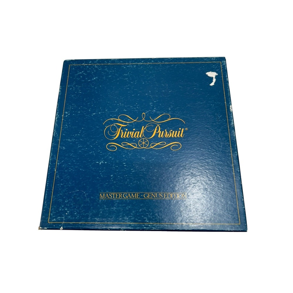 Vintage Trivial Pursuit Master Board Game Genus Edition Original 1981 Version